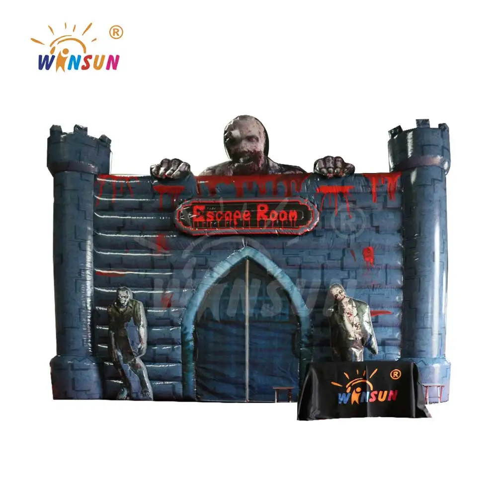

Zombie inflatable game escape room props, escape room