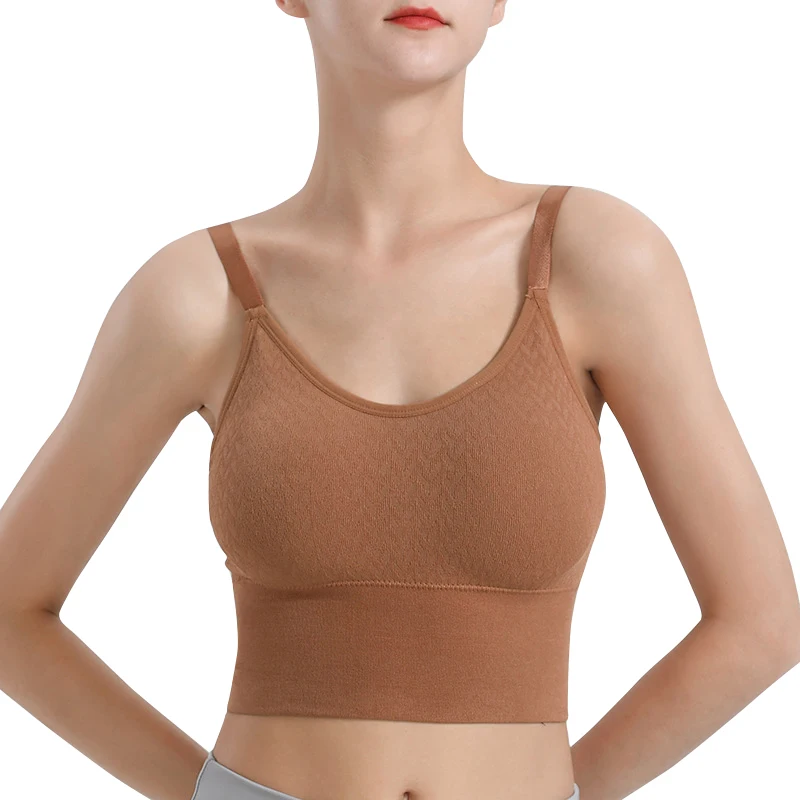 

Women Compression Stretchy Cotton Soft Seamless Exercise Bra