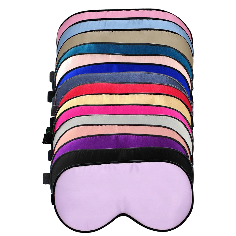 

Wholesale Organic Cotton100 Silk Adjustable Eye Mask Sleep, Multi-colors