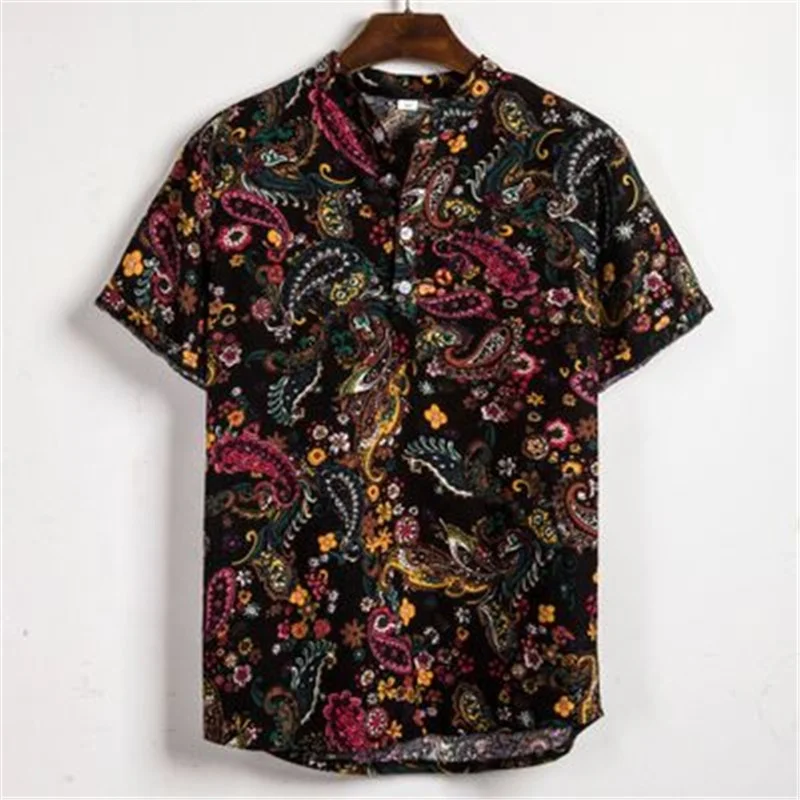 

Fashion Hot Selling Oversize Printed Men's T-shirts, Black