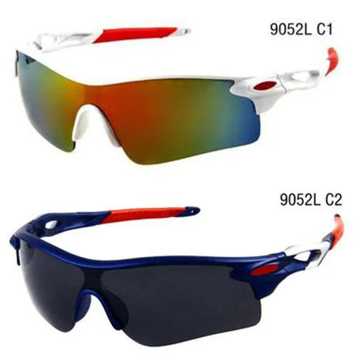 

Mod 9052 Wholesale Half Frame Mens Sports Cycling Oak Sunglasses