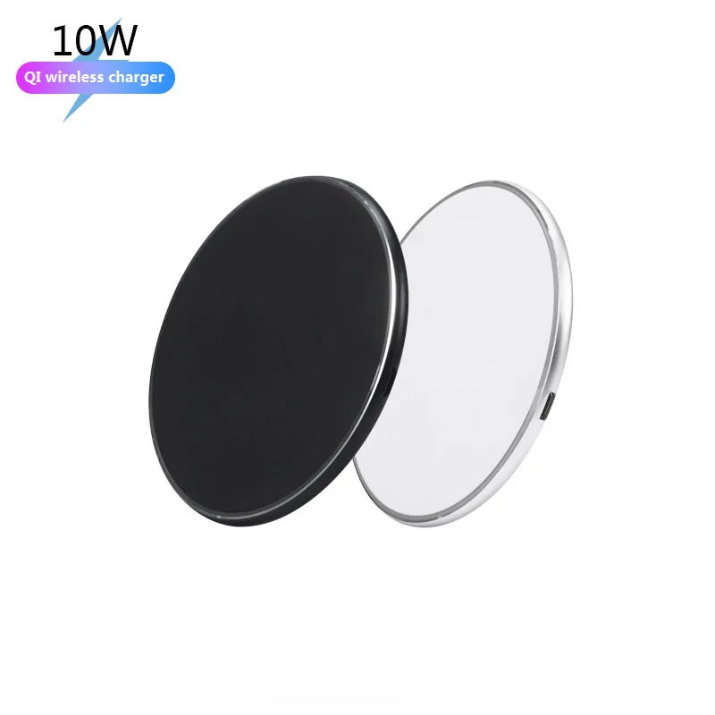 

JMTO Hot Selling Factory OEM/ ODM 10W wireless charger QI fast wireless charging for phone, Black/white