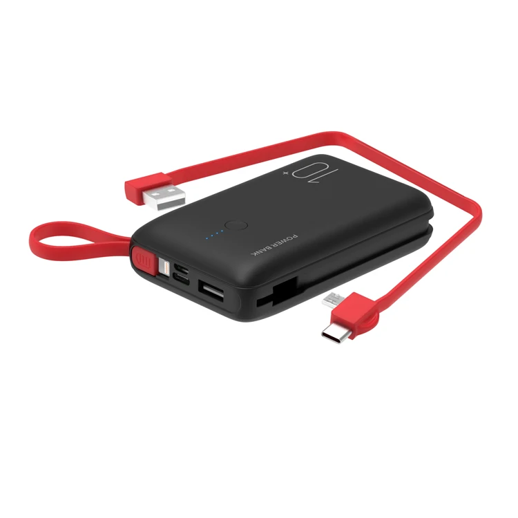2019 New Design Shenzhen Factory Custom Powerbank 10000MAH Portable Small Power Bank For Iphone Samsung Huawei - ANKUX.COM