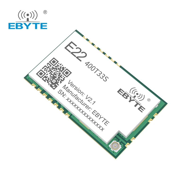 

Ebyte OEM ODM E22-400T33S SX1262 33dBm UART 433mhz Relay networking lora module LoRa Wireless Module