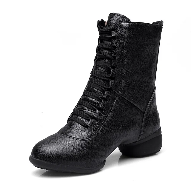 

Ballroom Dance Sneakers For Women Girls Ladies High Top Boots Modern Jazz Latin Square Dancing shoes, Photo