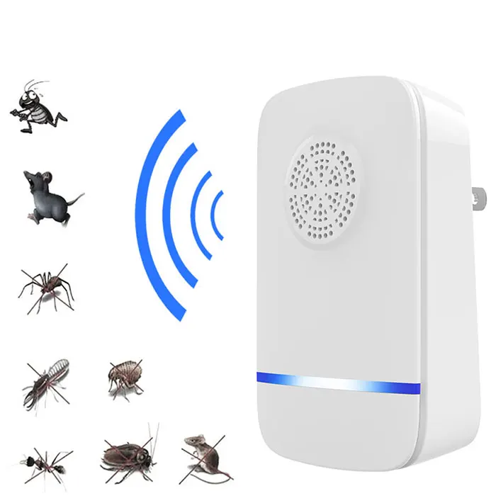 

Indoor Bug Fleas Rat Mouse Control Electromagnetic Electronic Ultrasonic Pest Repeller