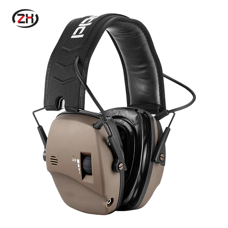 

Gel Pad Rubberized Coating Shooting Ear Defenders Hearing Protection Earmuff Electronic Hearing Protection Shooting Headphone