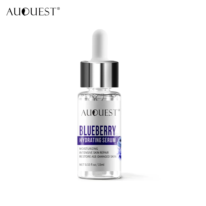 

Private Logo Effect Plant Extract Anti Wrinkle Shrink Pores Facial Serum 15ML Blueberry Wonder serum For Face Skin Care, Transparent