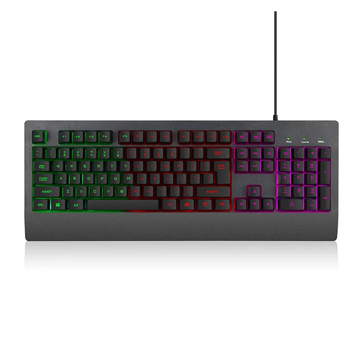 

Wholesales Professional 104 Keys RGB backlight wired keyboard gaming teclado gamer usb laptop keyboard for computer pc