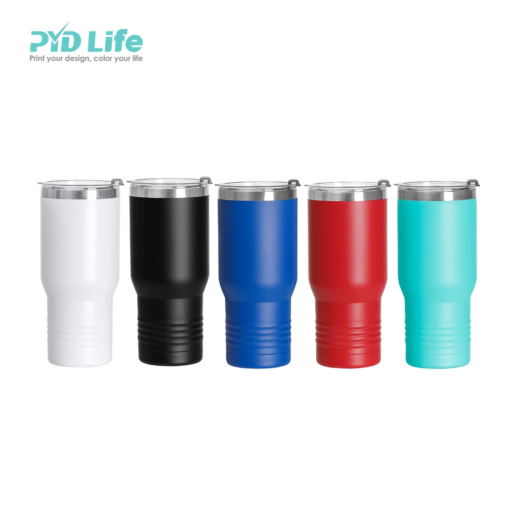 

PYD Life 22oz 650ml Laser UV Logo Powder Coating Vacuum Insulated Stainless Steel Tumblers with Lid