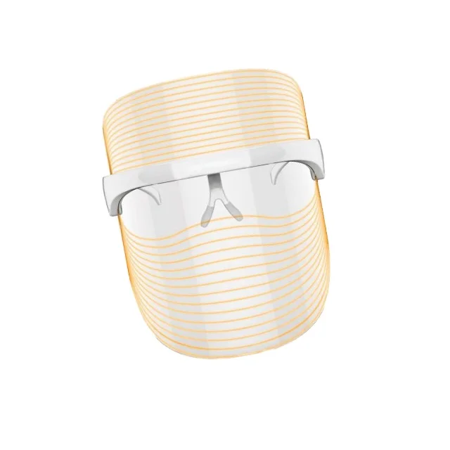 

Home use portable LED light therapy mask led mask 3 colors, Transparent