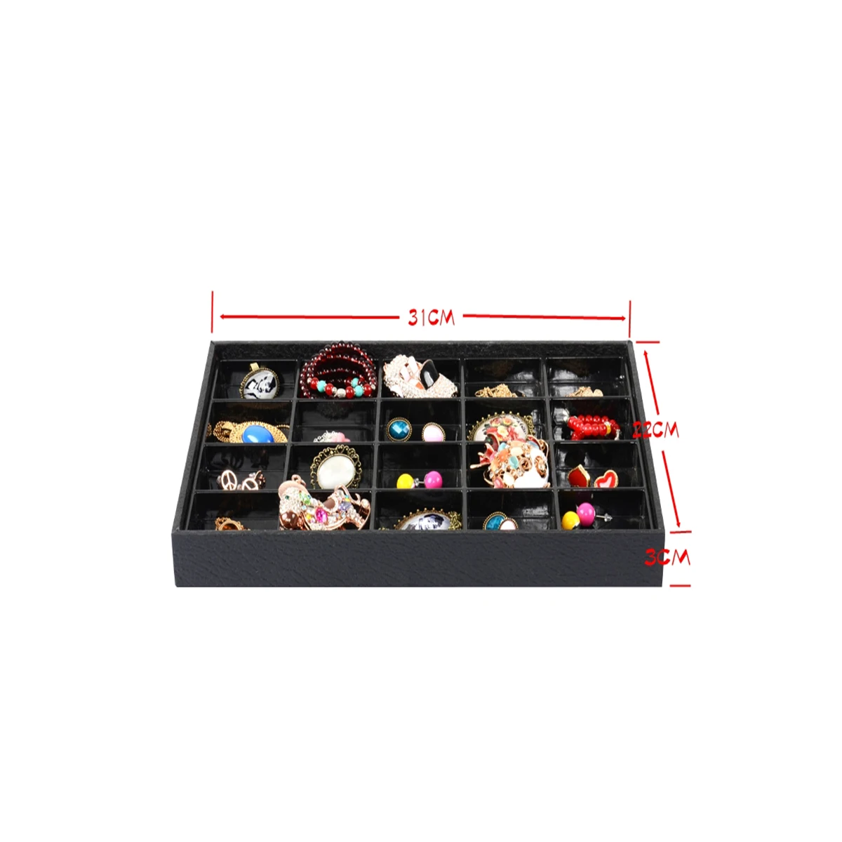 

Imitation Leather Paper Jewelry Box Plastic Jewelry Internal Blister Personalised Jewellery Case