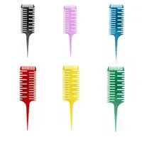 

New Design Fish Bone Big Tooth Updo Highlighting Coloring Weaving 3-Way Plastic Sectioning Hair Comb