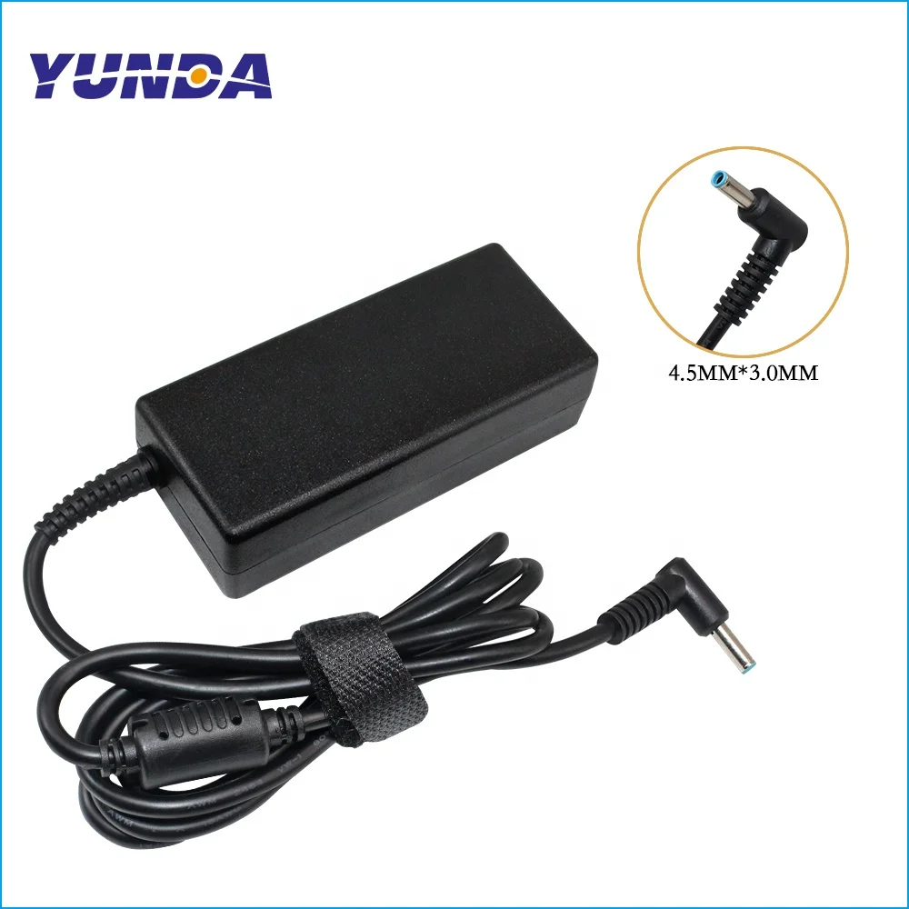 

19.5V 3.33A 65W AC Adapter Notebook Laptop Charger PPP009A 709985-004 710412-001 AD9043-022G2 4.5*3.0mm, Black