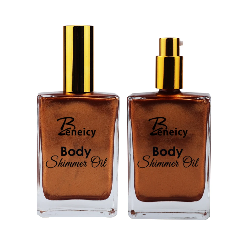 

Private Label Long Lasting Liquid Bronzer Body Shimmer Glitter Body Highlighter, 4 colors