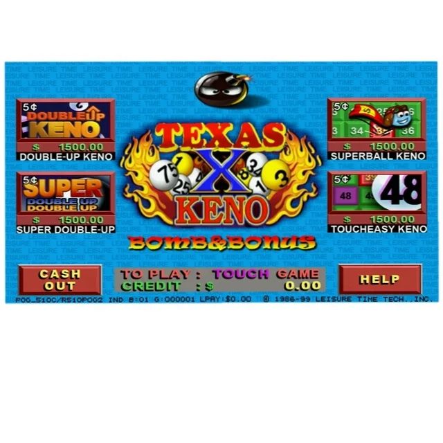 

new Texas Keno 4in1multigame board, Blue