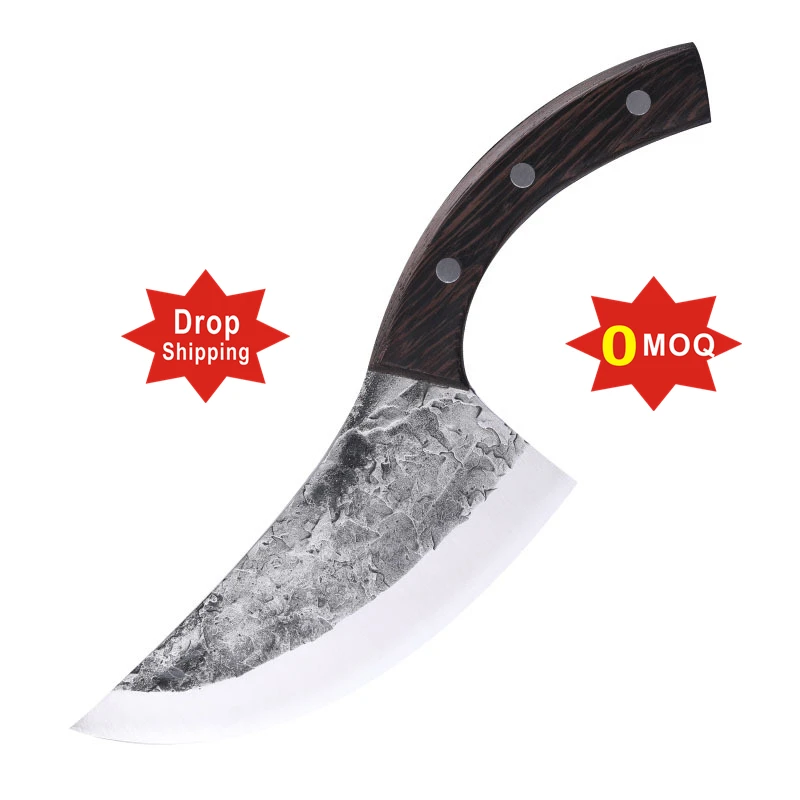 

New arrival  Handmade 5cr15mov Carbon Steel Thickness 3.5 mm meat cleaver Slicing Knives