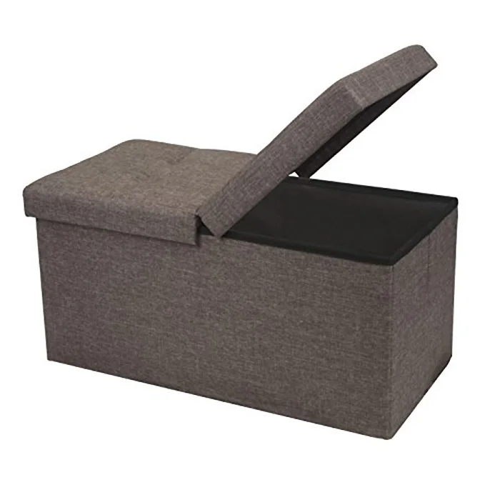 
HOT SALE! Fabric Foldable storage ottoman sofa 