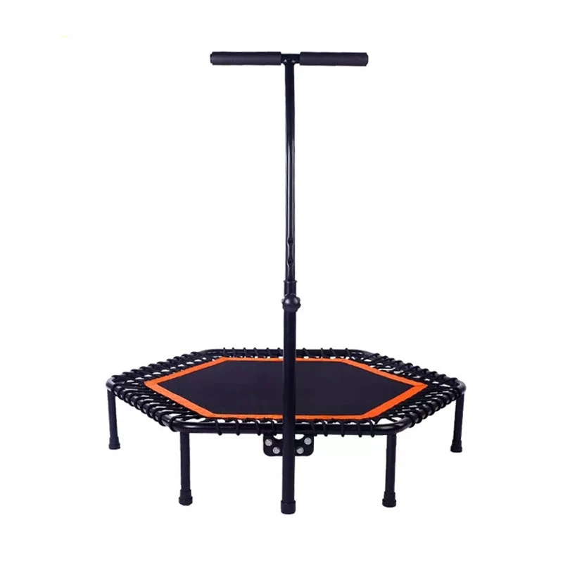 

Indoor fitness trampoline Safety Round Jumping bed Trampoline portable Fitness Jumping Bungee Trampoline for adult and kids, Customized