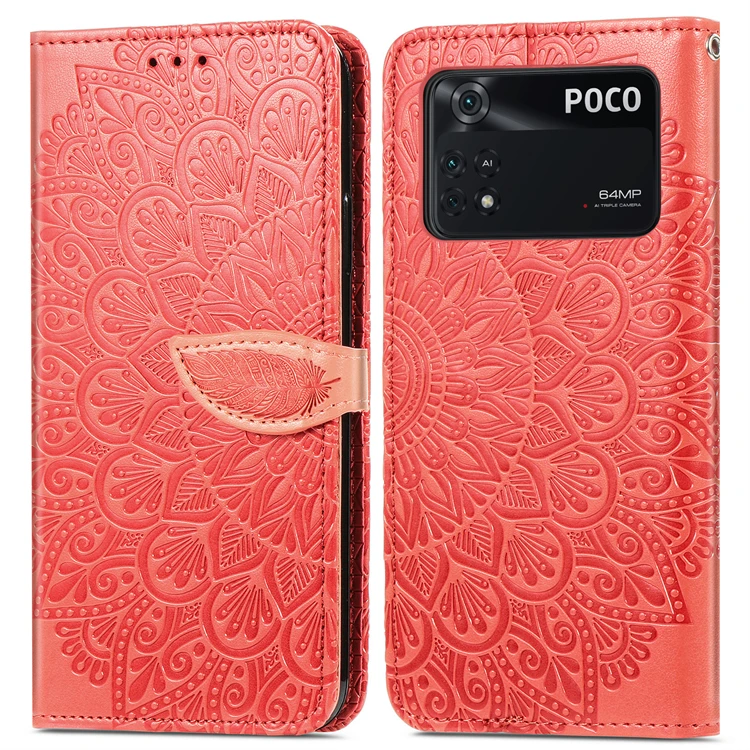 

Leather Wallet Mobile Phone Case for XiaoMi POCO M4 Pro ,Flip Car Holder Protective Phone Accessories for Xiaomi Poco X4 Pro 5g