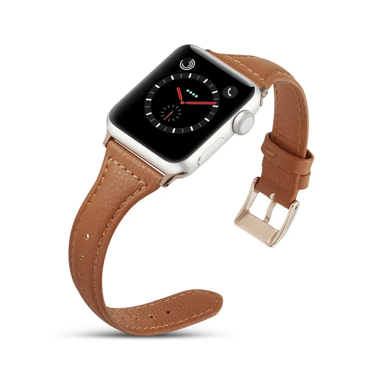 

T Shape Genuine Leather Band For Apple Watch Straps 38/42mm Replacement Leather Bracelet for iWatch Series 3 2 1