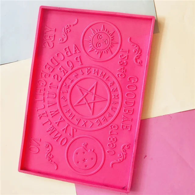 

C131 Ready To Ship large Ouija Board silicone Mold For Resin Craft
