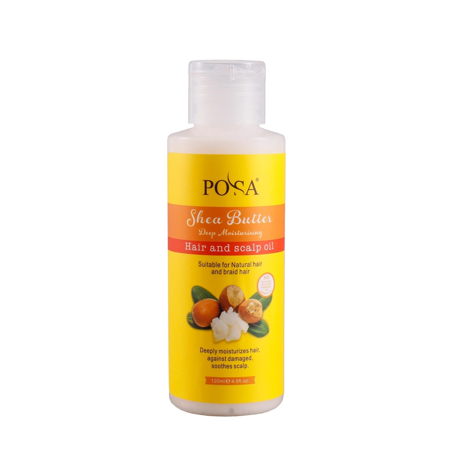 

POSA Anti Loss Hair Oil Shea butter Cream Base Hair and Scalp Oil 120ml