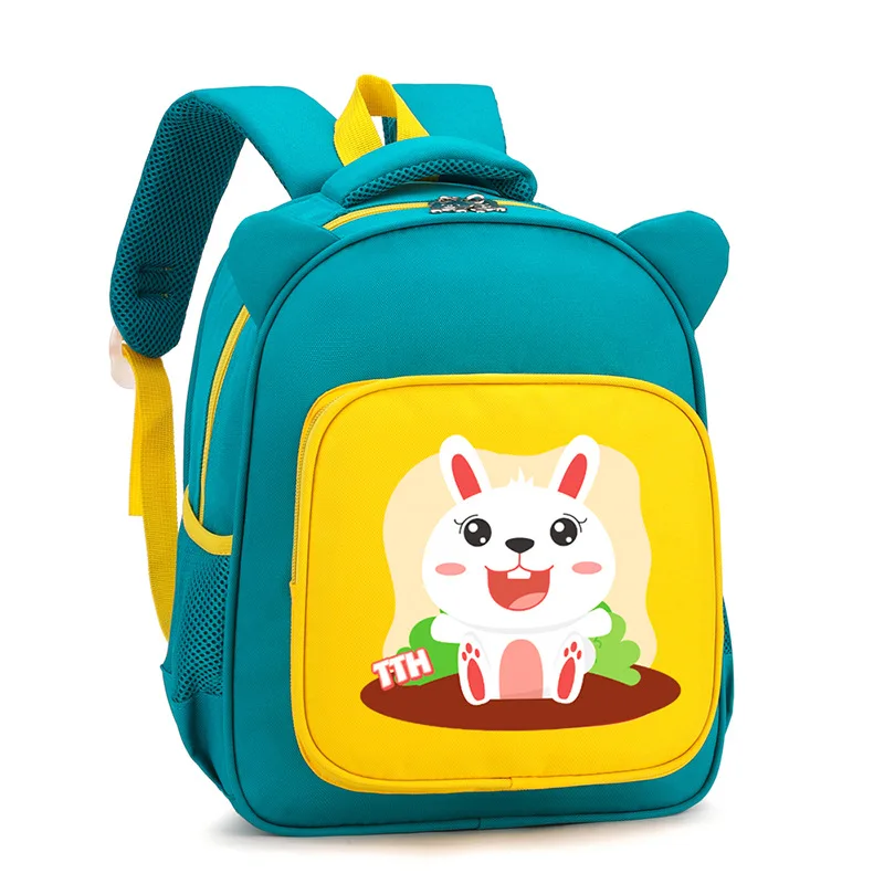 

Customized Cartoon Animal Kindergarten Backpack 1-6 Years Old Kids Children's School Bag with Ears