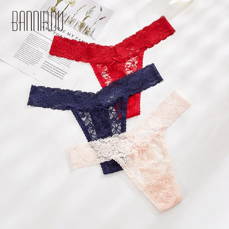 

wholesale underwear lace panties ladies sexy mid waist female g-string sexy thong panties for women, Black,blue,red,white,nude