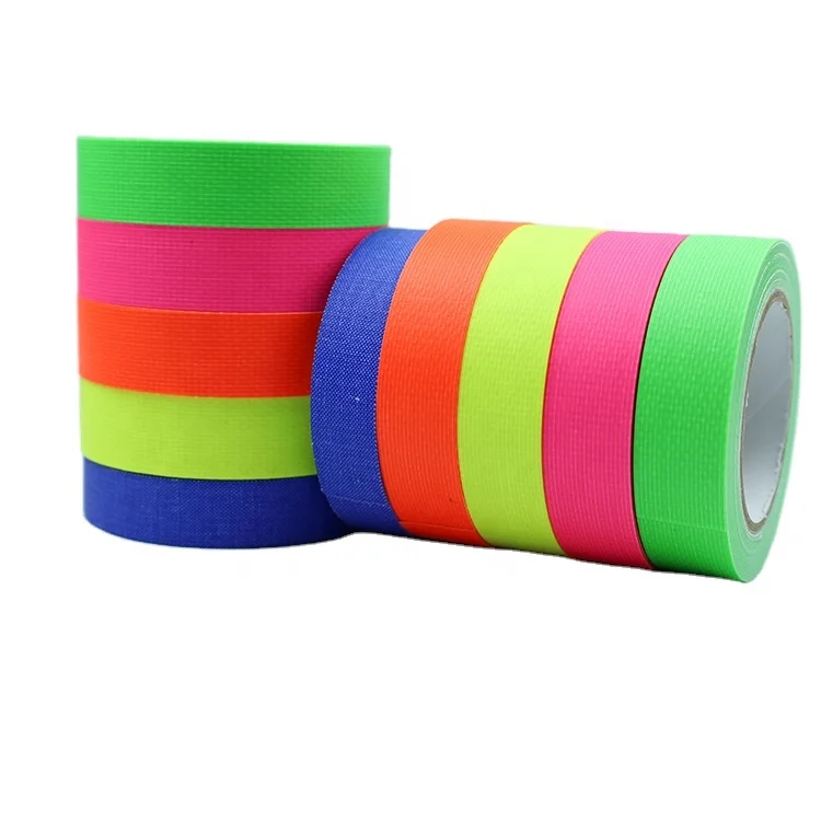 

Neon Tape Glow In The Dark Reactive Neon Fluorescent Tape uv masking tape