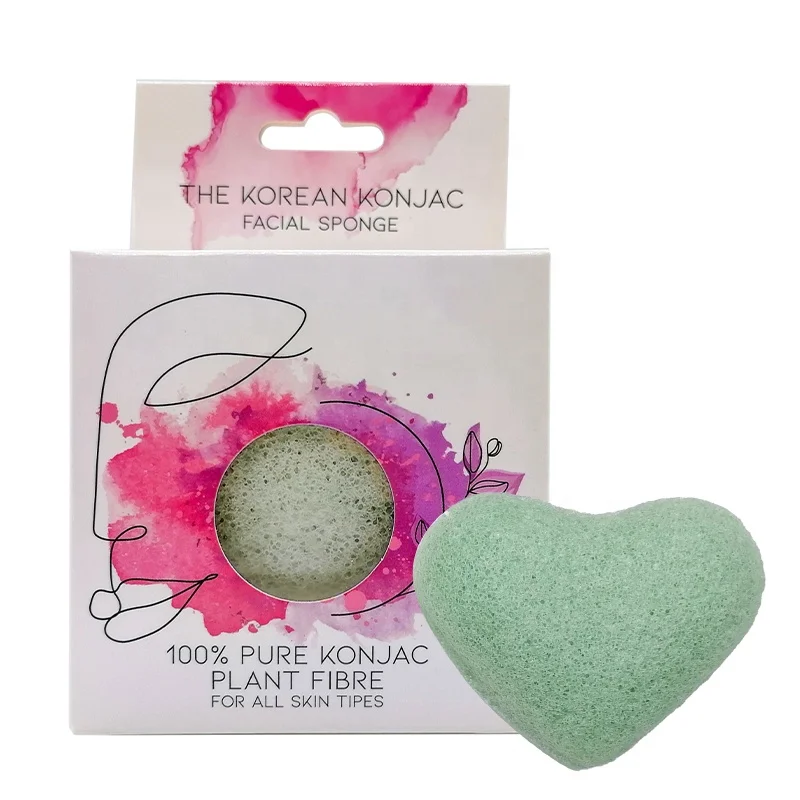 

100% Natural Activated Bamboo Charcoal Konjac Sponge Facial Cleansing Puff for Bath Exfoliator, Multiple colors available