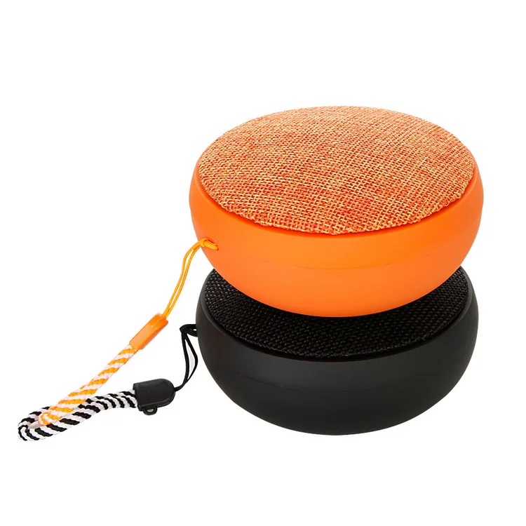 

2019 New Arrival Q9 waterproof wireless round Blooths speaker fabric
