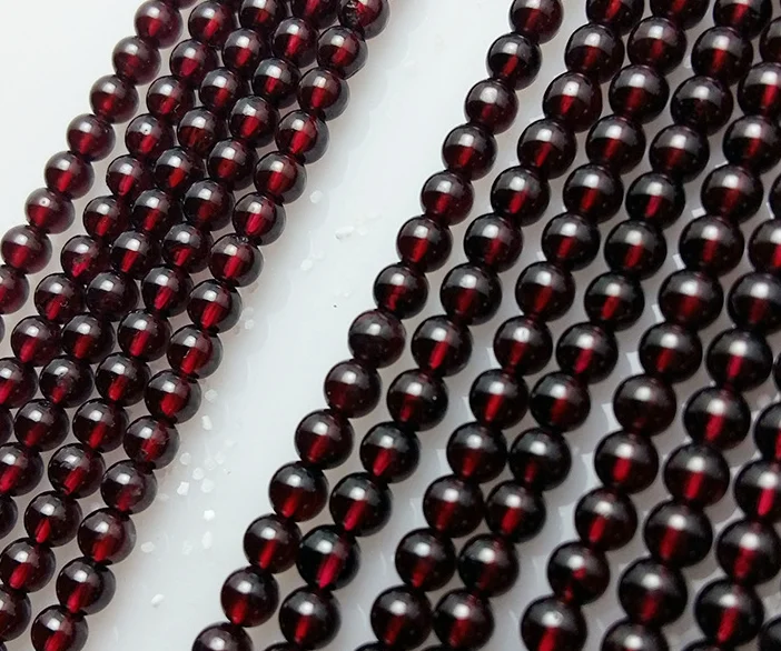 

Wholesale natural garnet high quality translucent gemstone aura for jewelry making, 100% natural color