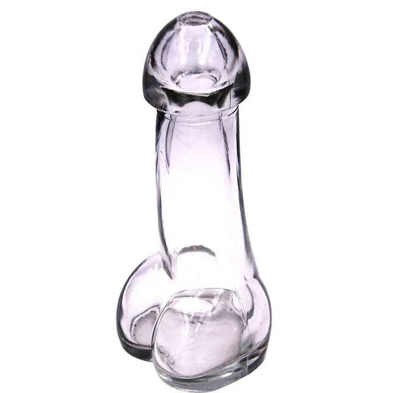 

Wholesale Price Clear Glass 100-150ML High Borosilicate Penis Shaped Glass Cup Shot Glasses Penis