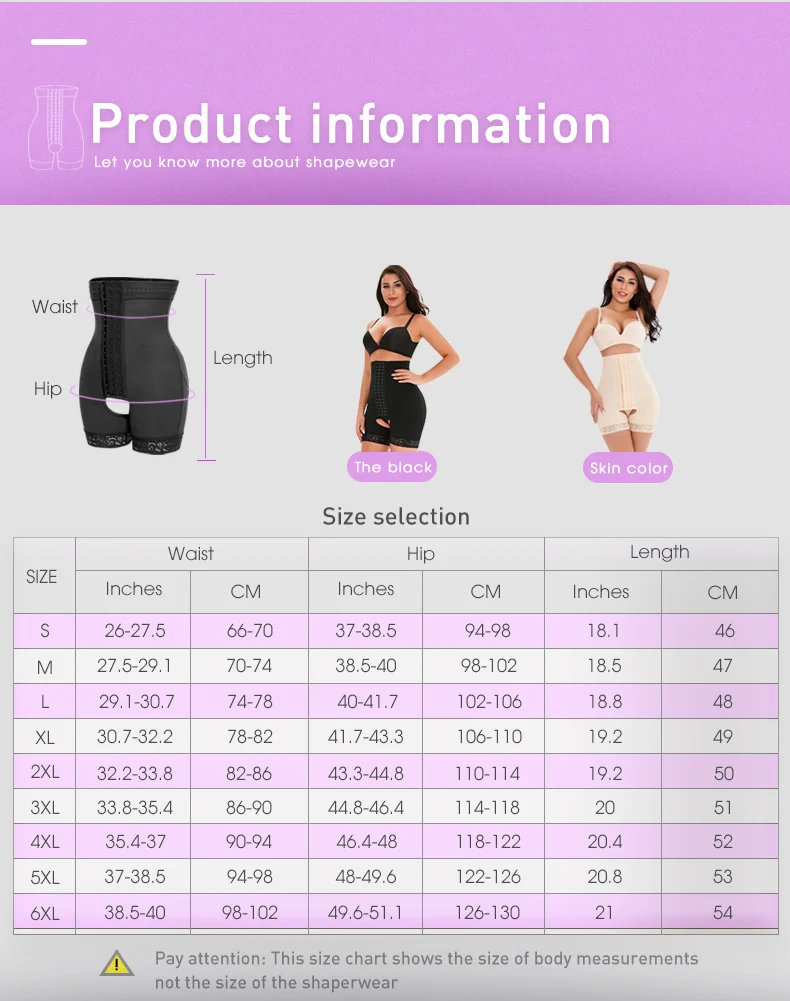 
fajas Colombianas body shaper with front clamps 