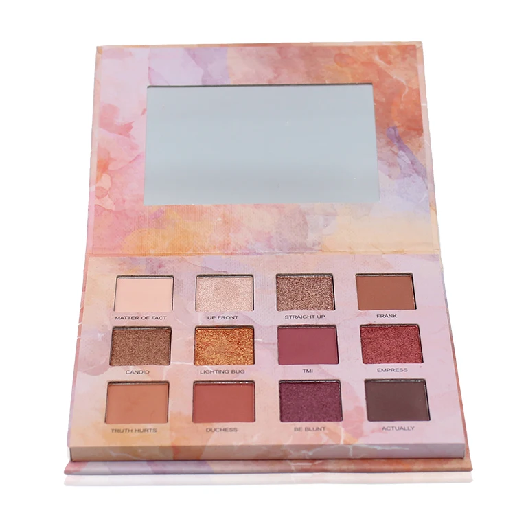 

12 Colors Eyeshadow High Quality Fashion Eyeshadow Palette Crown Case Palette