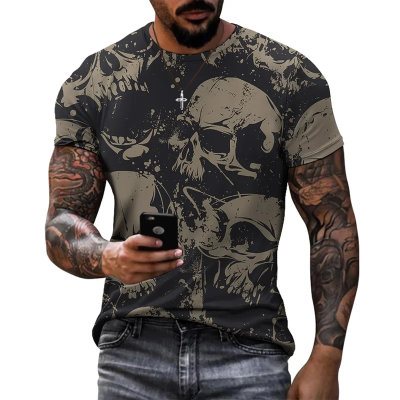 

Men's Blank Quick Dry tshirt Big Tall Oversized Drop Shoulder Design t-shirt Custom 3D Printing T Shirts