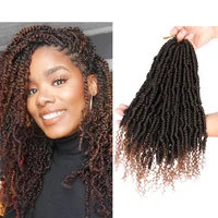 

Belleshow Crochet Braids Havana Mambo Small Crochet Braids bomb twist 12 inch spring twist passion twist hair