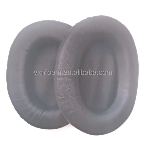 

Free Shipping Replacement Earpads Ear Pads Cushion Fit for 110mm Customized Headphones with High Quality Protein Leather ., Black