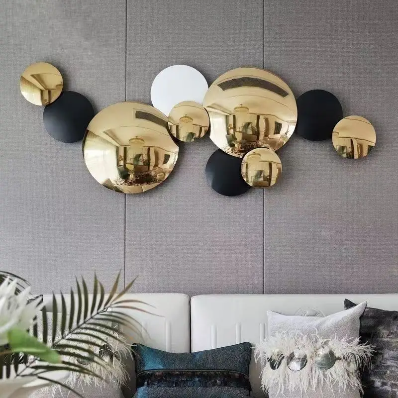 135X53CM L Modern Living Room Sofa Background Wall Hanging Decoration Metal Home Decor for Sale Fast Shipping Dropshipping DDP