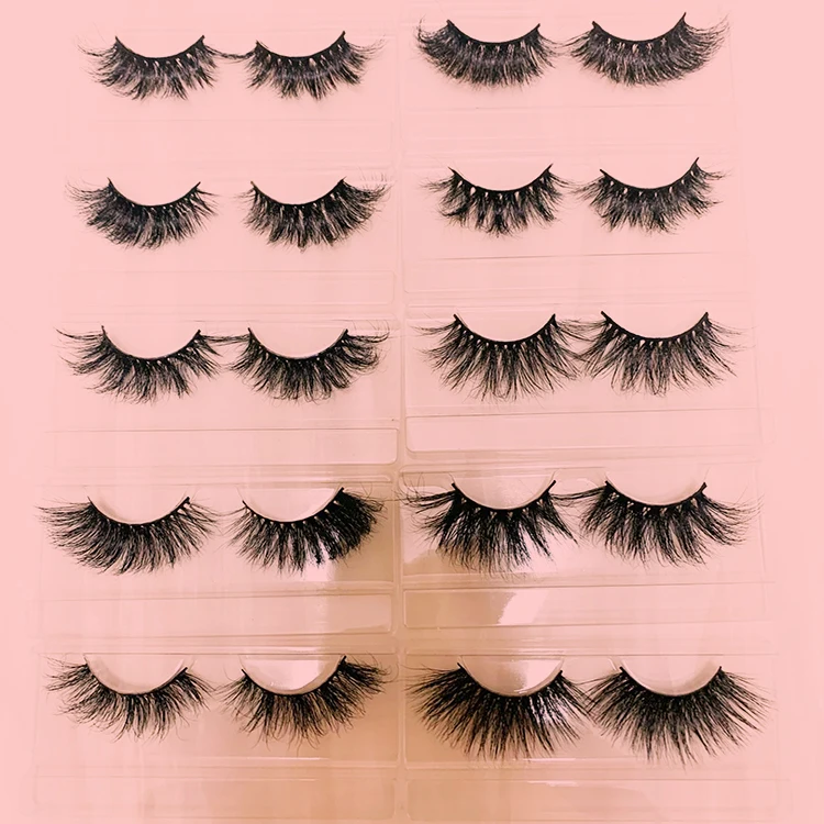 

Fluffy 25mm 3d mink eyelashes real siberian mink dramatic lashes fake 5D soft handmade eyelash