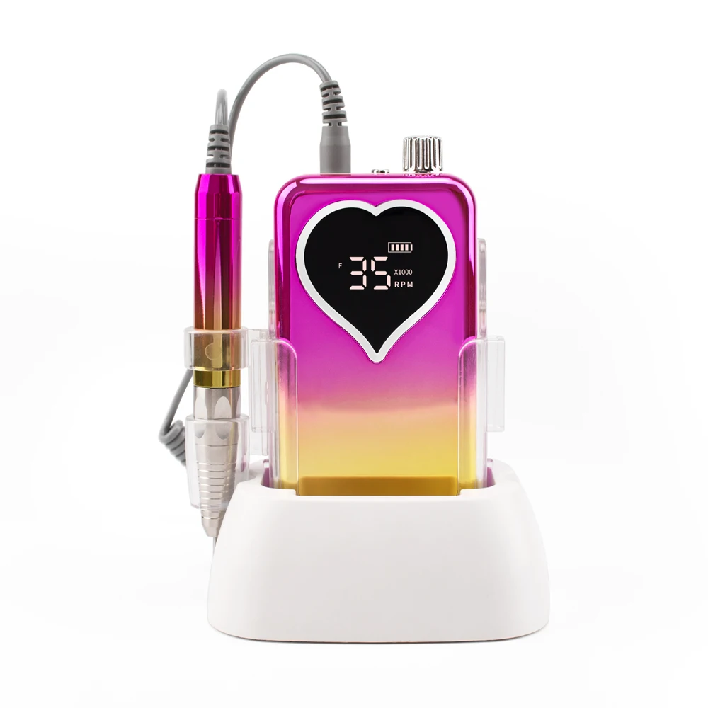 

Dropshipping OEM Design Portable 35000 Rpm Brushless Electric Manicure Nail Drill Machine Polisher Tools, 2 colors
