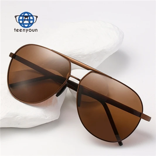

Teenyoun Polarized Driving Metal Unisex Toad Mirror Men For Uv400 Protect Outdoor Sunglasses 2023 New