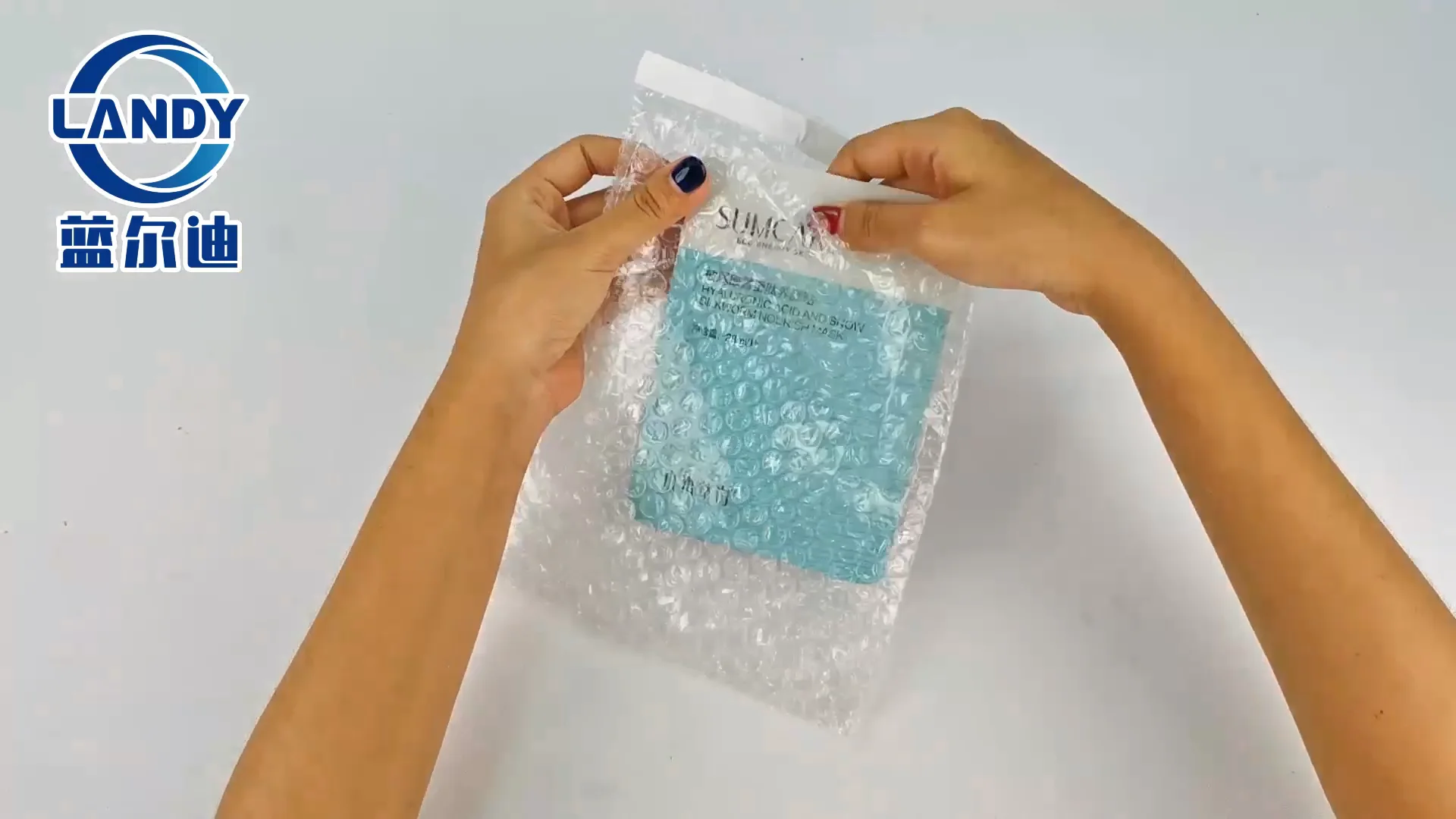 Recyclable Biodigradable Bio Bubble Plastic Wrap Zipper Pouch,Zipper