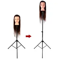 

Z1392 Adjustable Tripod Stand Holder Mannequin Head Wig Styling Display Mannequin Head