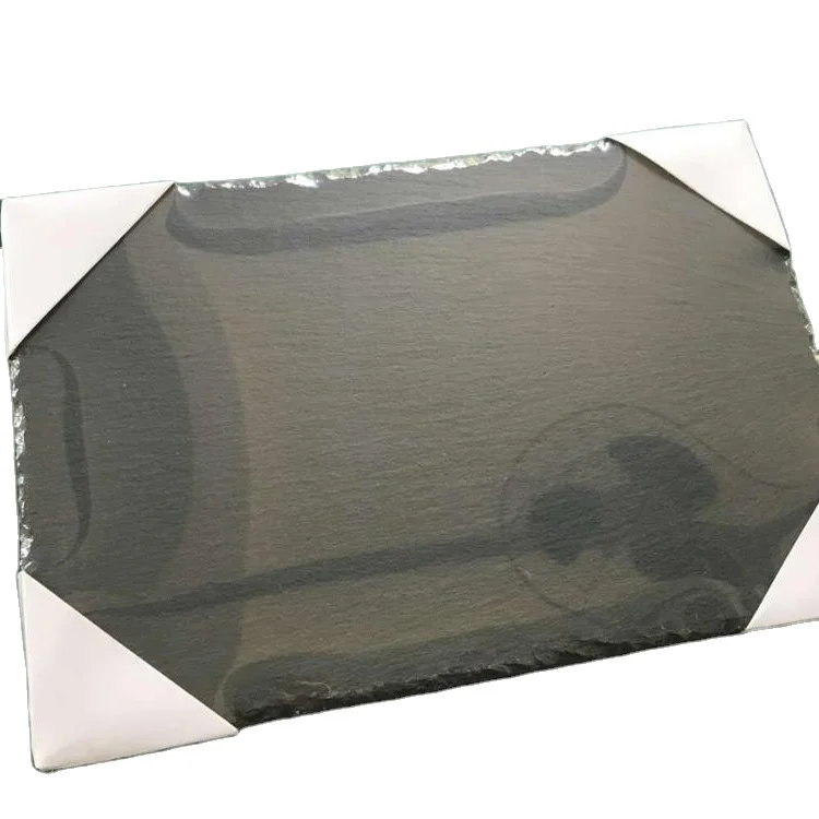 

black slate dinner plate