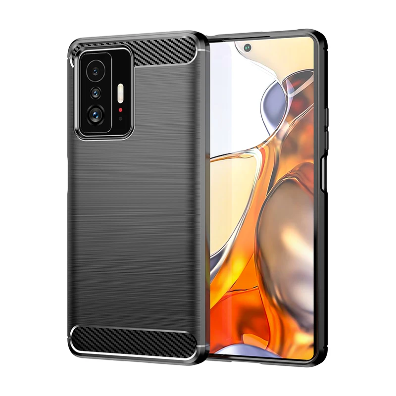 

Soft TPU phone Case For xiaomi Redmi note 10 pro Back Cover Carbon Fiber Case For Redmi note 10 5g Pro max