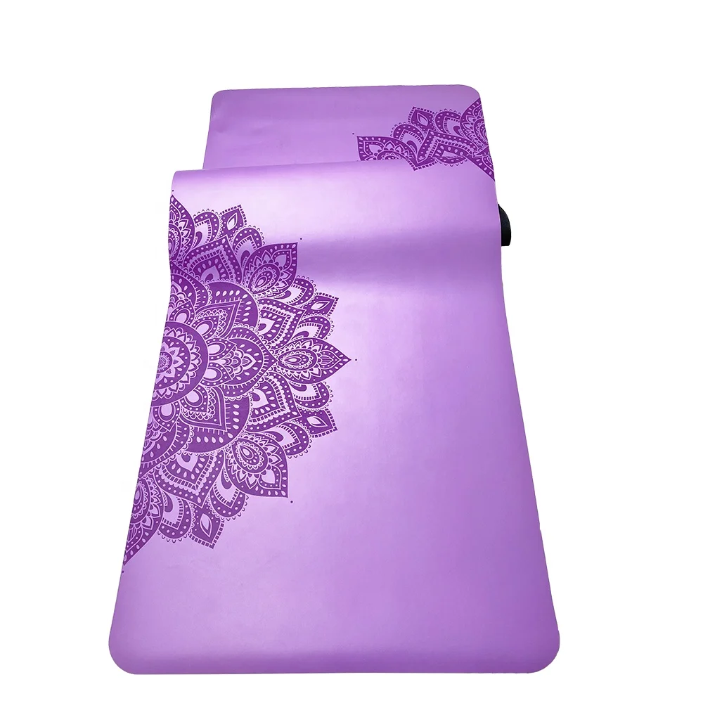 

Personalised Yiwu Violet Anti-Slip Printed Custom Logo Orange Durable Pu Yoga Mat