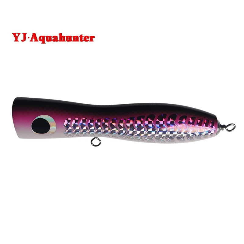 

20cm/100g Hot selling top water pencil wood popper hard bait fishing lures