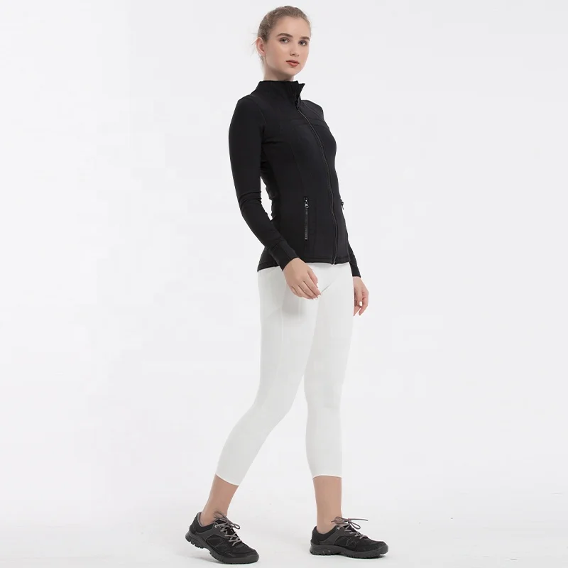 

Wholesale OEM Fall and Winter yoga set jacket women sweatsuit set tracksuit gym activewear fitness leggings custom logo, Printed